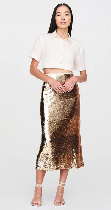 Marie Oliver Wray Skirt - Taupe