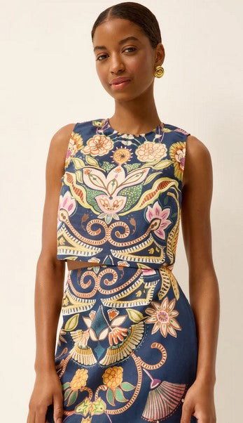 Marie Oliver Fallon Top - Neptune