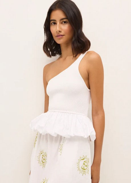 Marie Oliver Ruthie Top - White