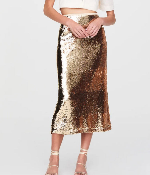Marie Oliver Wray Skirt - Taupe