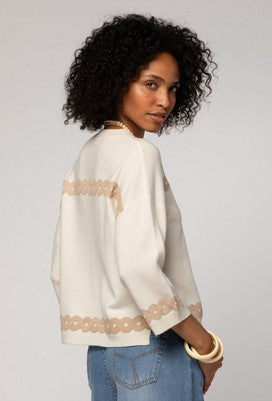 Max & Moi Piato Sweater - White