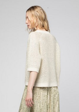 Max & Moi Precious Sweater - White