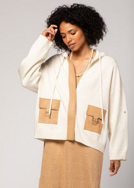 Max & Moi Vana Sweater - White