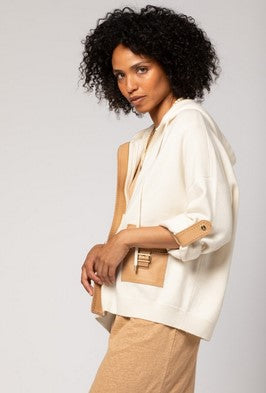 Max & Moi Vana Sweater - White