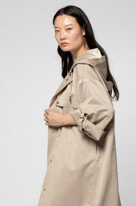 Max & Moi Vedio Trench Coat - Beige