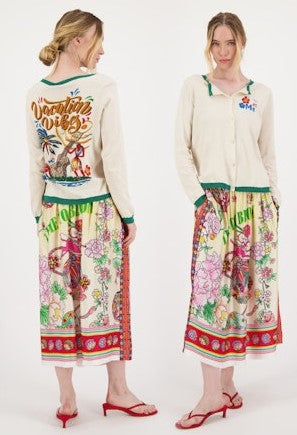 Me369 Vanessa Skirt - Bloom