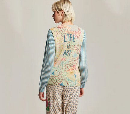 Me369 emerta Knit Top - Shipibo