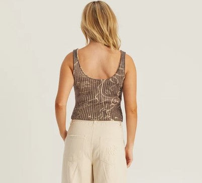 Me369 Mea Rib Tank Top - Noir Muse