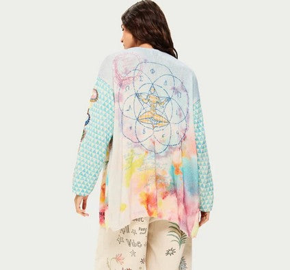 Me369 Mykonos Cardigan - Runic Whisper