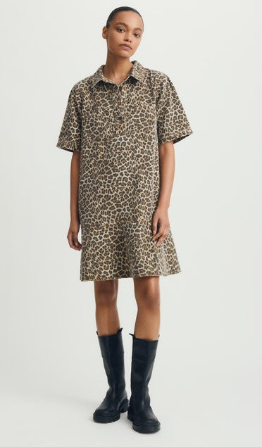 Melissa Nepton Camelia Dress - Beige Animal