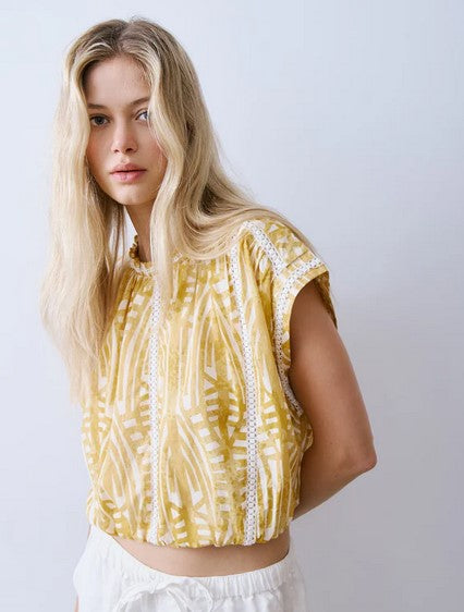 Melissa Nepton Balsam Top - Aztec Yellow