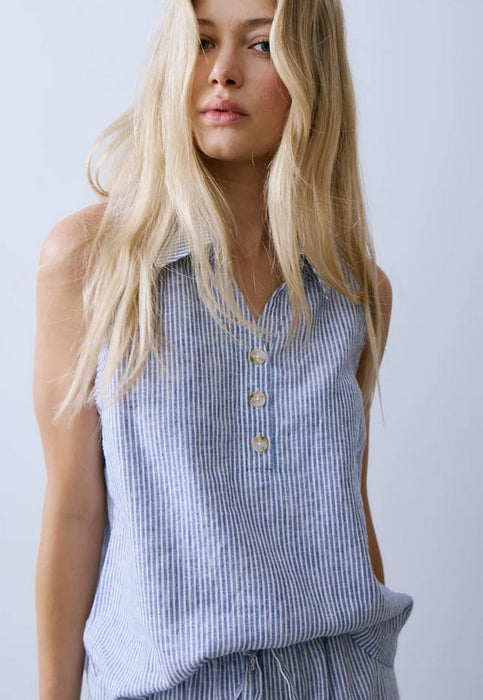 Melissa Neptin Bassin Top - Navy