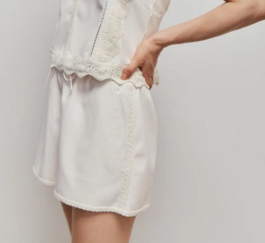 Melissa Nepton Calvin Shorts - Off White