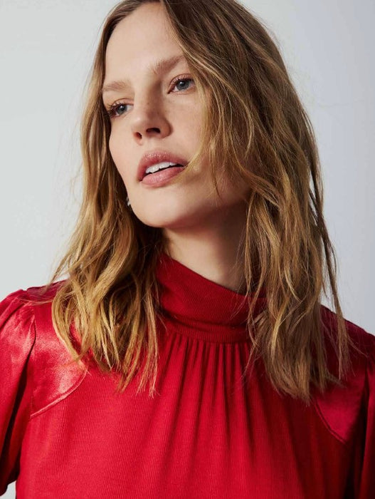 Melissa Nepton Fiji Top - Deep Red
