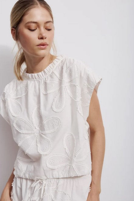 Melissa Nepton Licia Top - Off white