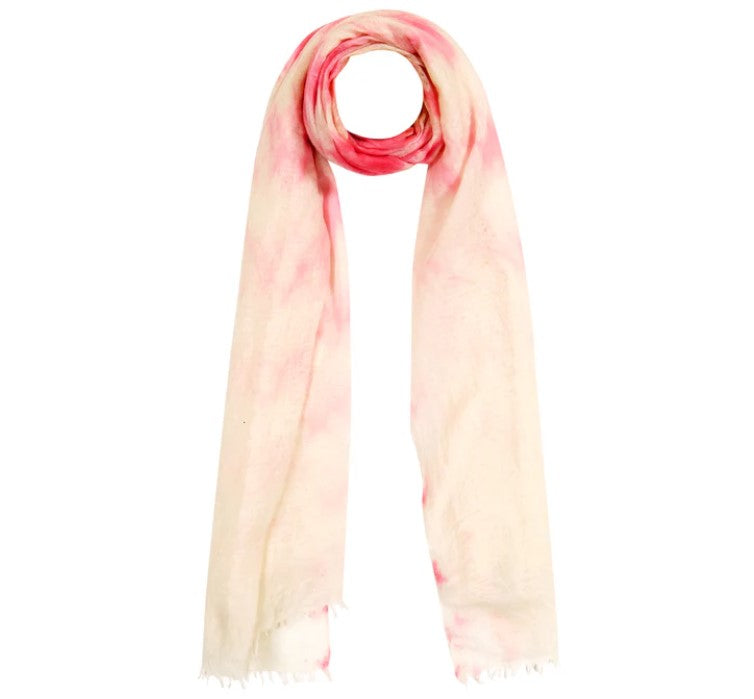 Mer St. Barth Cashmere Sip Dye Scarf - Pink