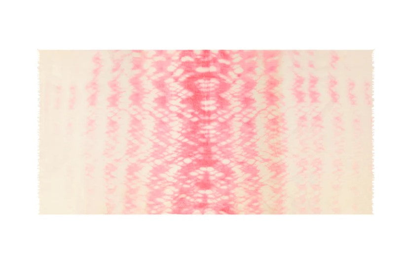 Mer St. Barth Cashmere Sip Dye Scarf - Pink