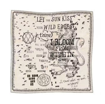 Me369 Sky Scarf - Noir Muse