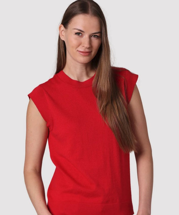 MInnie Rose Musle Tee - Cranberry