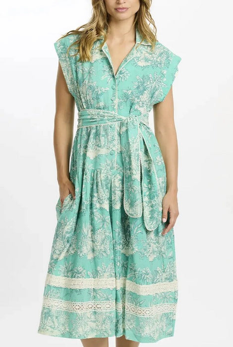 Miss June Avani Dress - Blue