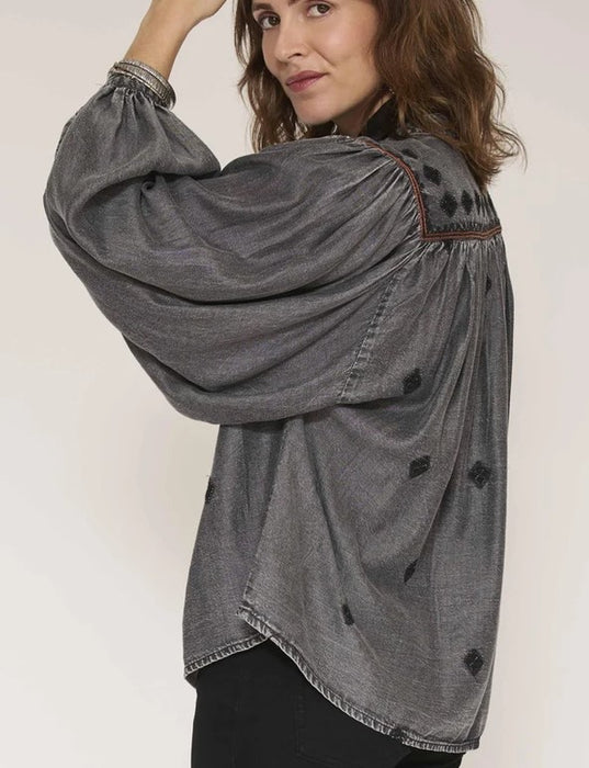 MKT Huda Blouse - Grey
