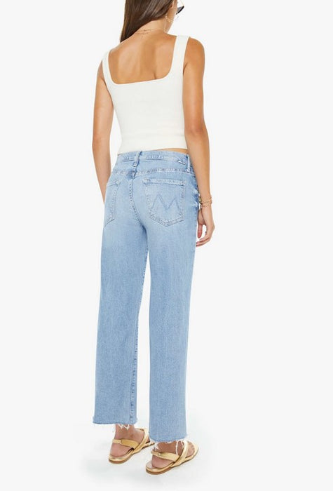 Mother Mid Rise rambler Zip Ankle Fray jeans - Comeback Kid