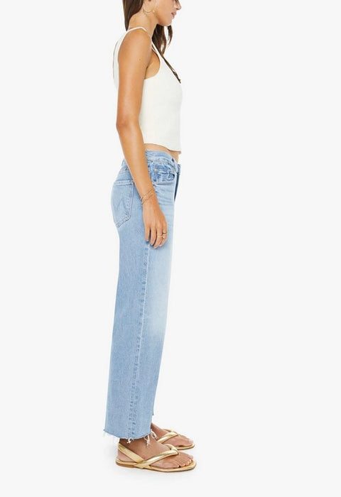 Mother Mid Rise rambler Zip Ankle Fray jeans - Comeback Kid