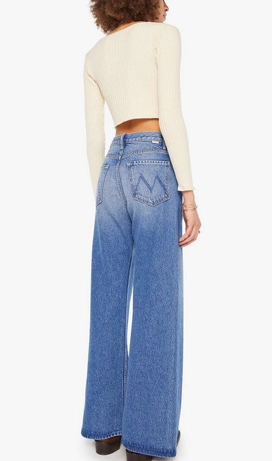 Mother The Lemon Twist Sneak Jeans - Rolling in The Dough