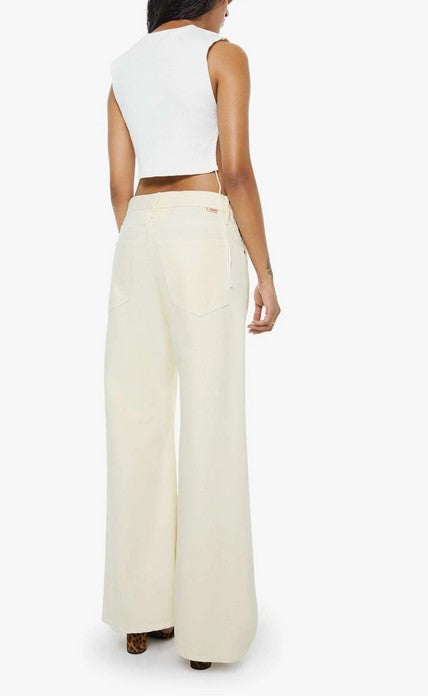 Mother Lil Lemon Twist Sneak Jeans - Natural