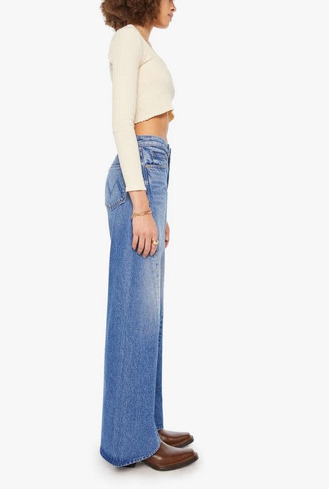 Mother The Lemon Twist Sneak Jeans - Rolling in The Dough