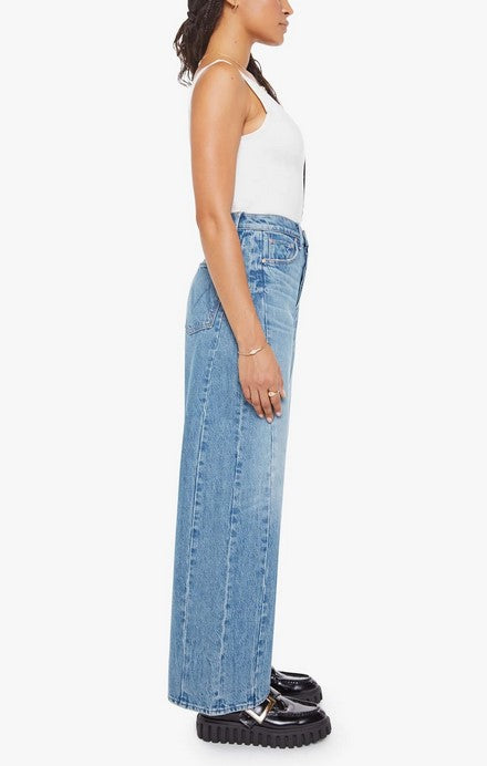 Mother Lil Pipe-Dream Button Sneak Jeans - Folk Star