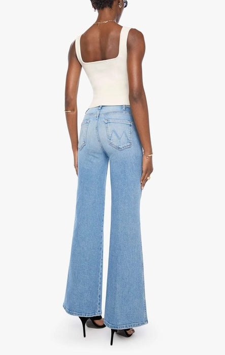 Mother The Hustler Roller Double Sneak Jeans - Saddle Up