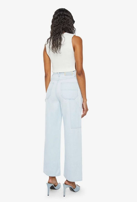 Mother Snacks High Waisted Smoothie Carpenter Ankle Jeans - Over Ice