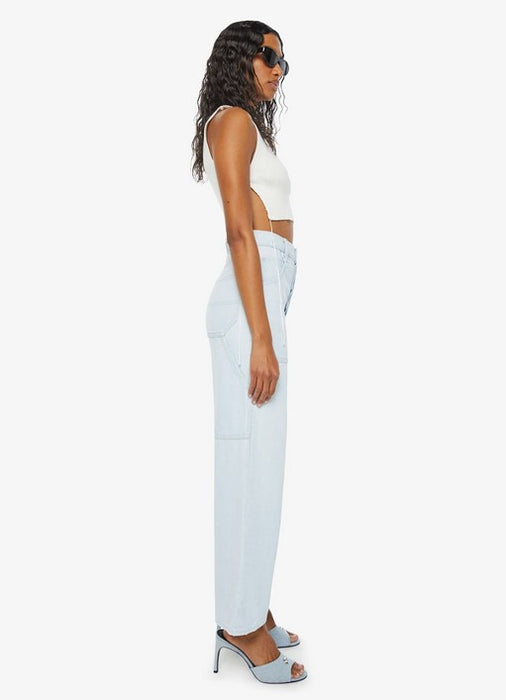 Mother Snacks High Waisted Smoothie Carpenter Ankle Jeans - Over Ice