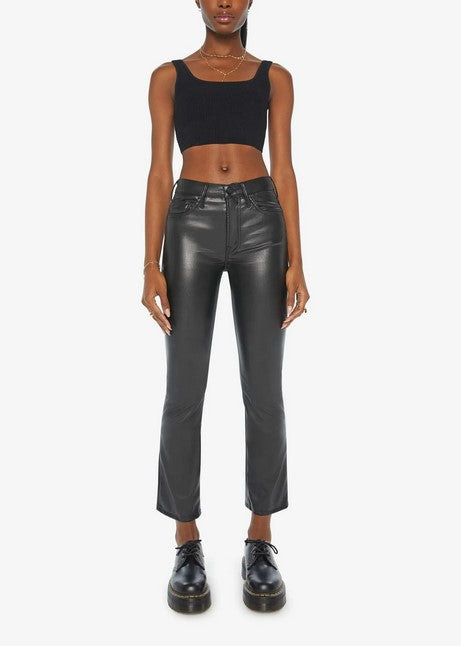 Mother The Insider Flood Jeans - Black