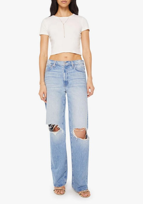 Mother The Dodger Sneak Jeans - Floral Frenzy