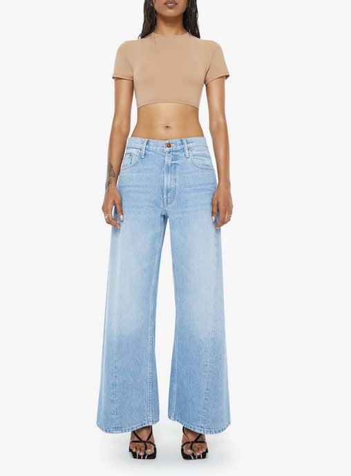 Mother Lil Lemon Twist Sneak Jeans - Munchies