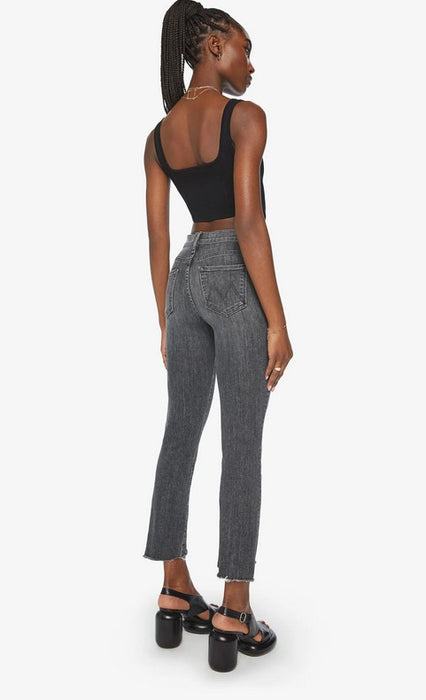 Mother The Insider Crop Step Fray Jeans - Save Your Soul