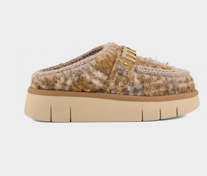 Mou Bounce Clog Check - Teddy Plaid