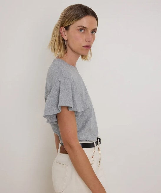 Nation LTD Camille Tee - Heather Grey