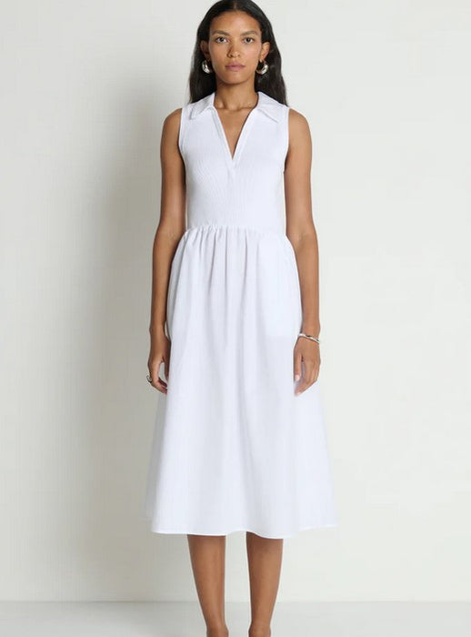 Nation Jessica Midi Dress - White