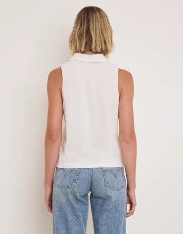Nation LTD Roberta Collered  Tank - Porelain