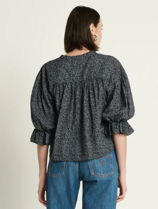 Nation Scarlet Pintuck Blouse - Sante Fe Floral