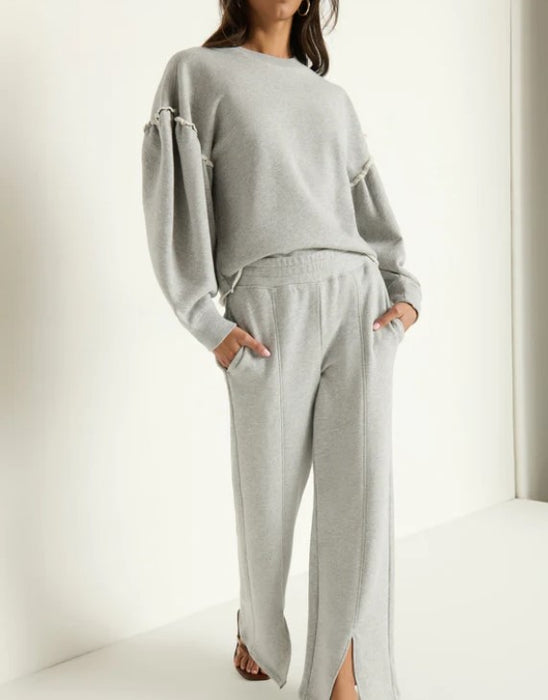 Nation LTD Shane Sweatshirt - Heather Grey