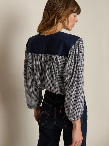 Nation LTD Twyla Long Sleeve Top - Tossed Geo