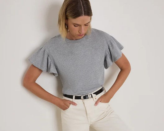 Nation LTD Camille Tee - Heather Grey