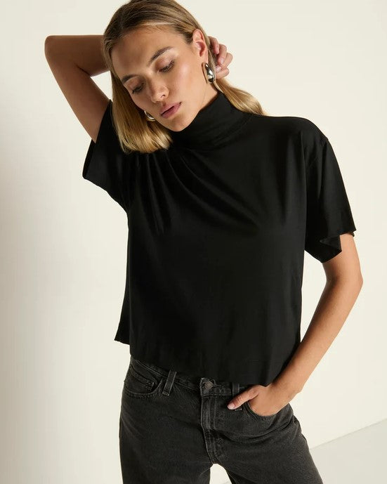Nation LTD Fable Turtleneck Tee - Black
