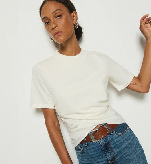 Nation LTD Khloe Tee - Porcelain
