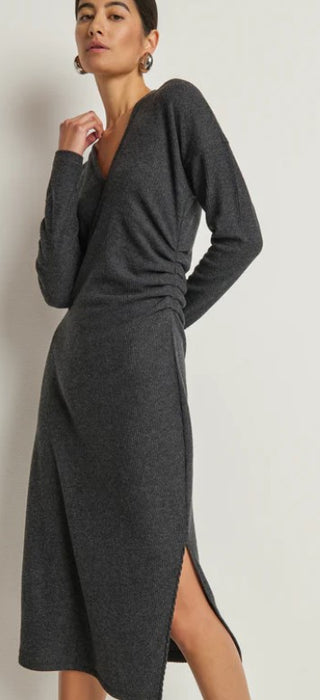 Nation LTD Sandrine Dress - Heather Charcoal