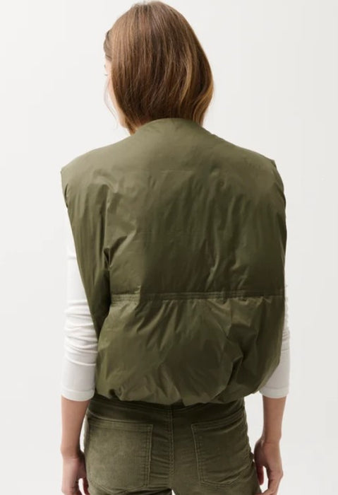 Pistola Catarina Nylon Puffer Vest - Ivy